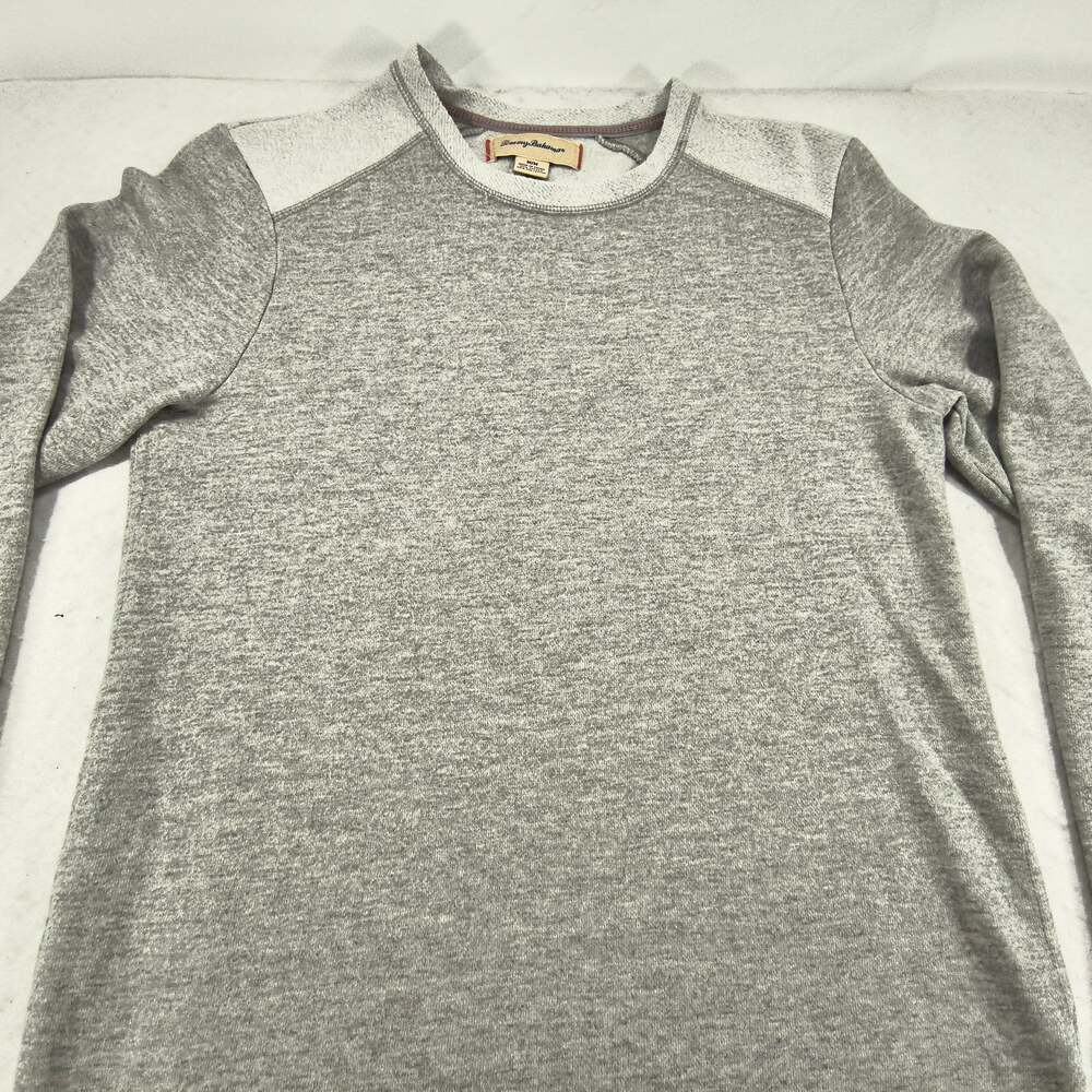 Tommy Bahama Crew Collar Long Sleeve Casual Sweatshirt Mens Size Medium M Gray